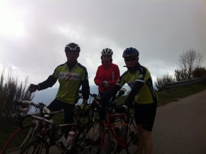 Freddy, Rosa y Sergi en el Turó